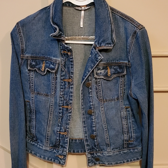 Free People denim jacket - Picture 3 of 7